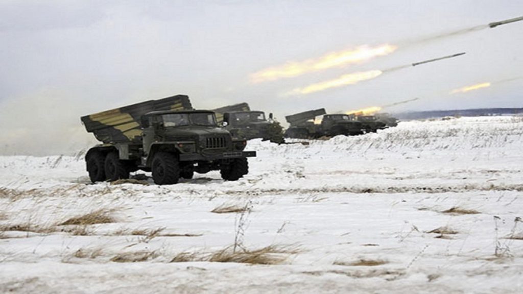 Системы залпового огня РФ выполняют военную СВО в 2023 году.